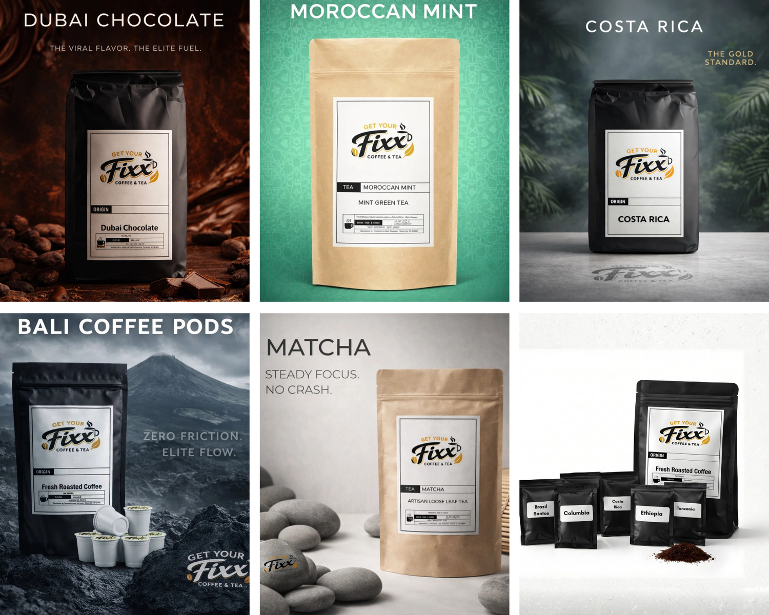 Best Sellers - Coffee & Botanical Beverages